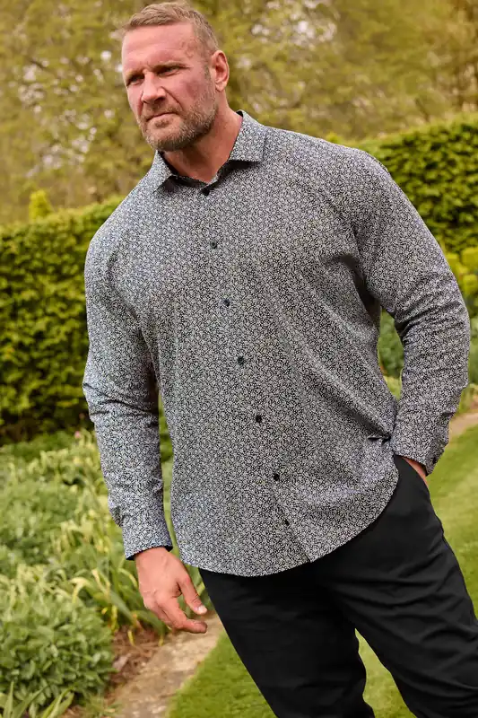Floral Print Long Sleeve Shirt - BadRhino