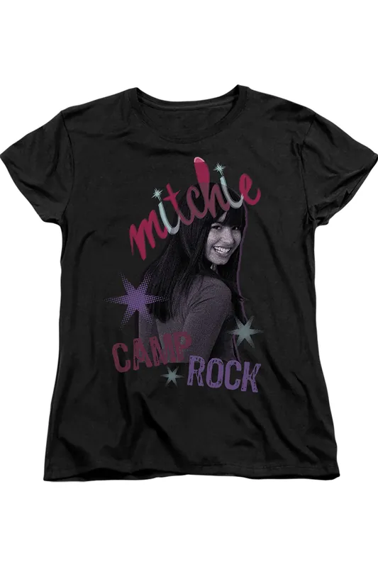 Camp Rock Mitchie Airbrush Tee, Black - Disney