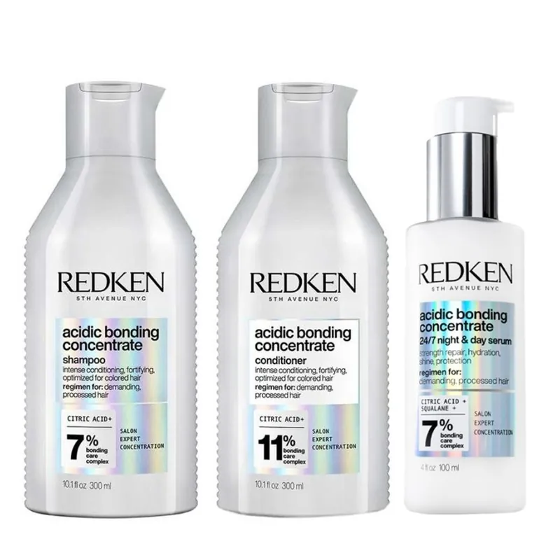 Acidic Bonding Concentrate Shampoo Conditioner Serum - Redken