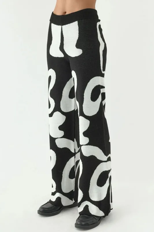 Abstract Knit Pants - Hiccup