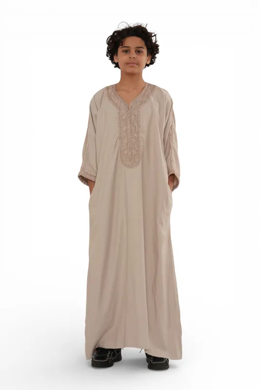 Moroccan Thobe Robe Djellaba Gandoura Eid Jubba- K-HM66