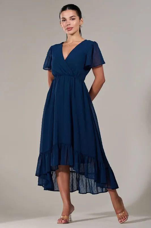 Petite High-Low Midaxi Dress