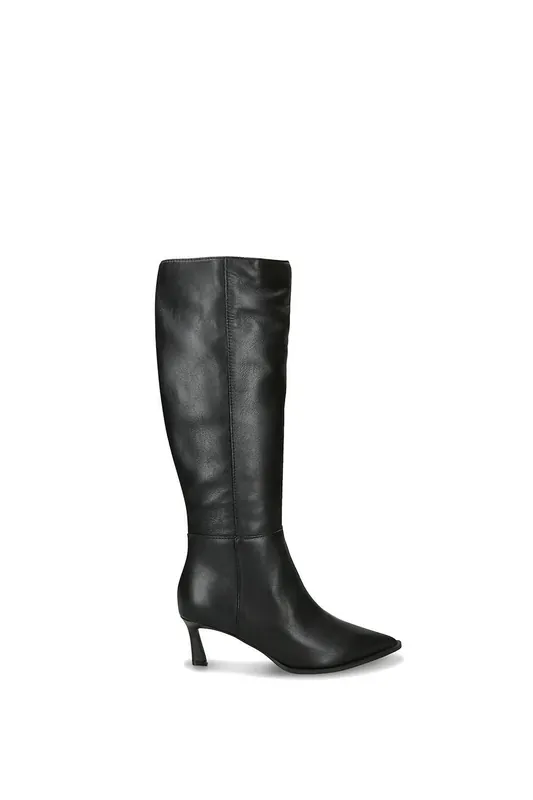 Lucid Black' Leather Boots - STEVE MADDEN