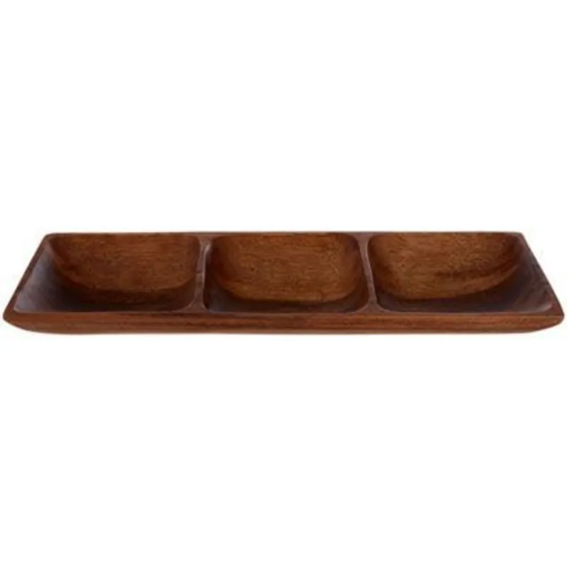 Kora Three Section Rectangular Serving Dish - Orsina