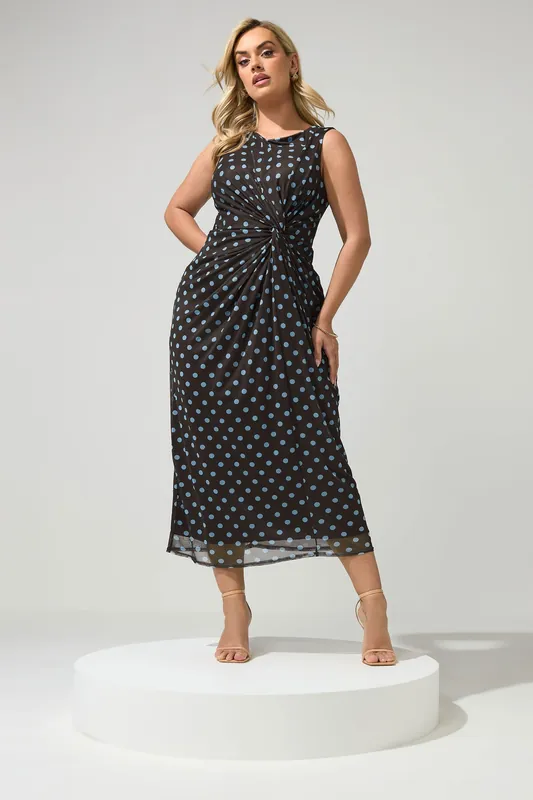 Polka Dot Maxi Dress - Yours