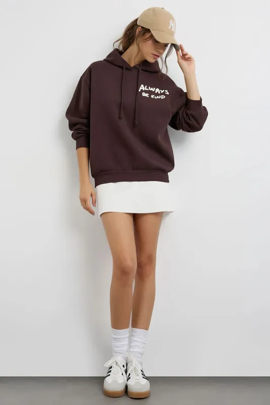 Oversized Printed Hoodie - Hiccup