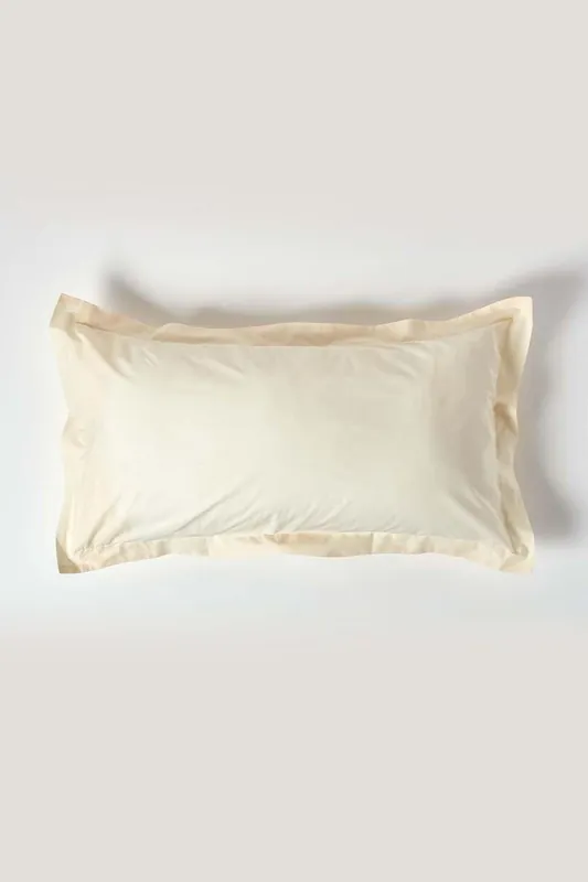 Egyptian Cotton Oxford Pillowcase 200 TC, King Size - Homescapes