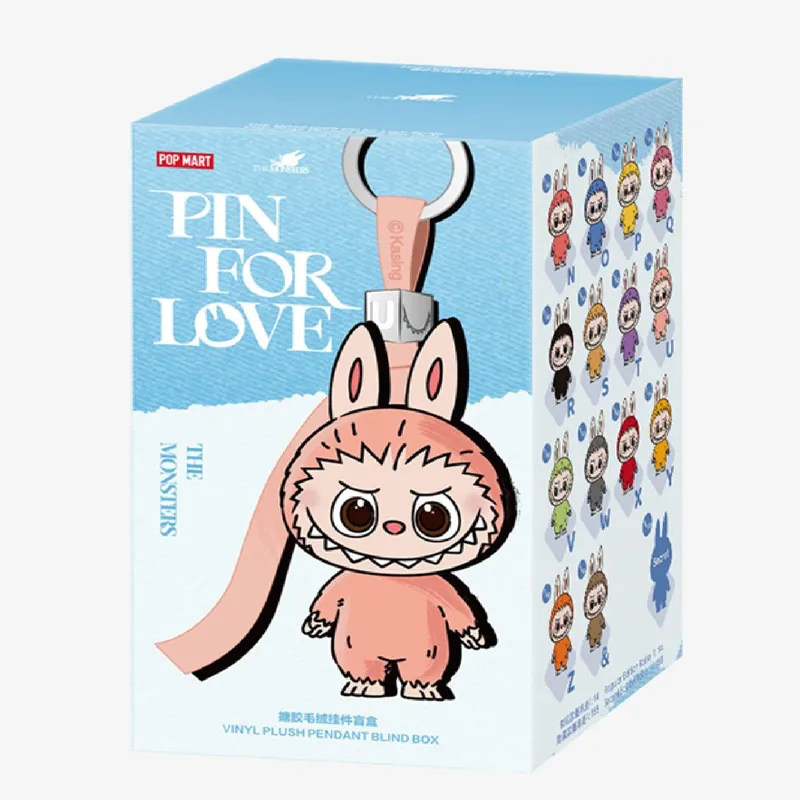 Labubu Pin for Love Series N to Z Single Blind Box - Multi by Popmart