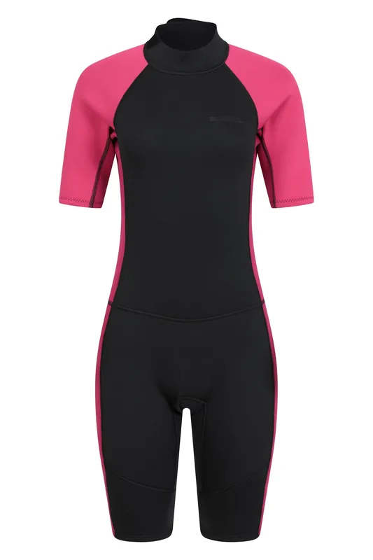 UV Protection Beach Surfing Neoprene Shorty Wetsuit - Mountain Warehouse