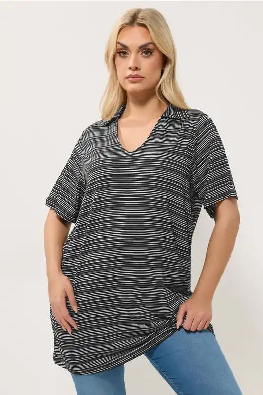 Stripe Polo Top - Yours