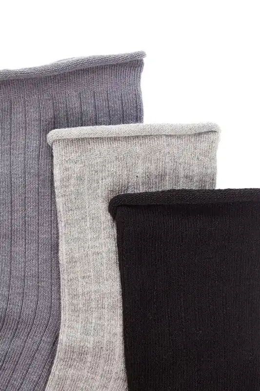 Three Pack Cotton Socks - WOVCOR