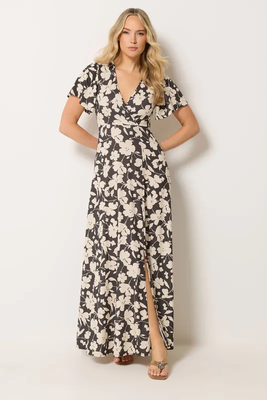 Tall Floral Wrap Maxi Dress - Long Tall Sally