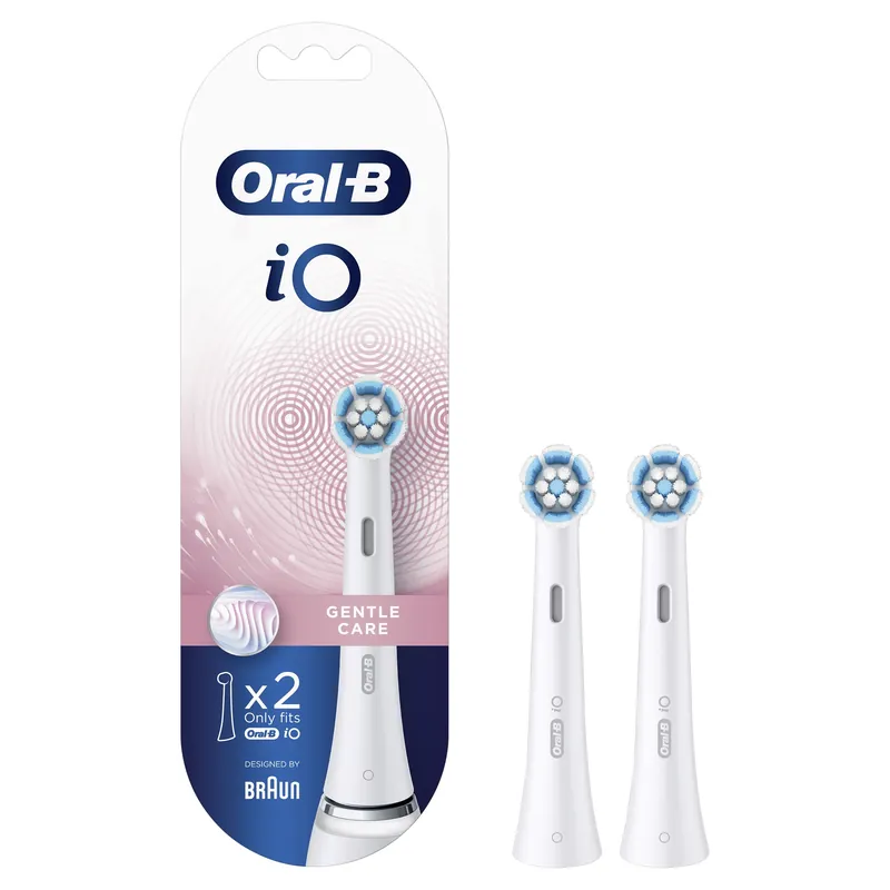 iO Gentle Care Brush Heads 2 Pack - Oral B