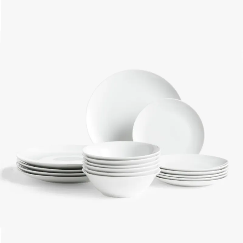 Dinner Set 12 Piece Crockery Dinnerware Coupe - Glim & Glam