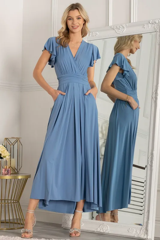 Airene Cap Sleeve Maxi Dress - Jolie Moi