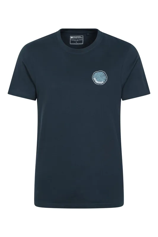 Edinburgh Tree Ring' Breathable Everyday Wear Cotton T-Shirt