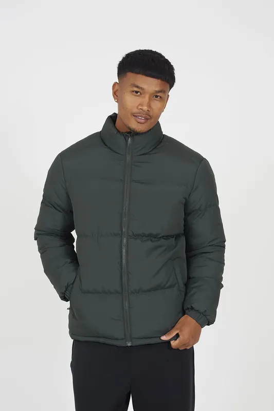 Funnel Neck Padded Jacket - Brave Soul