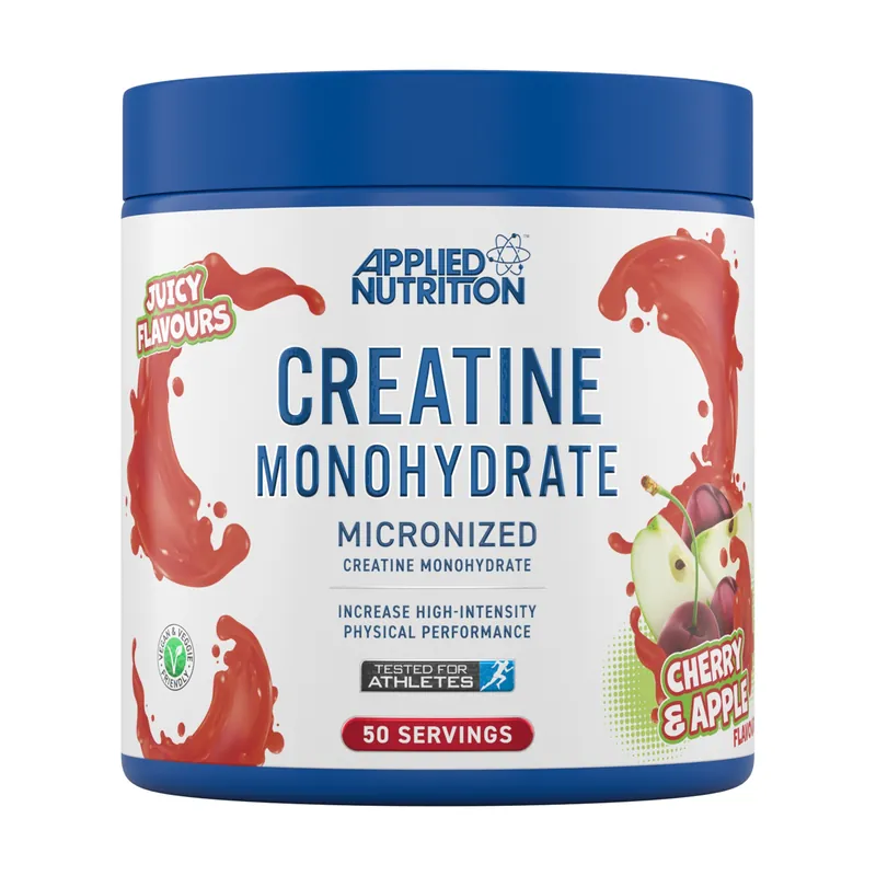 Creatine Monohydrate Powder - Cherry & Apple - 50 Servings