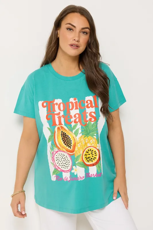 Tropical Treats' Beaded T-Shirt