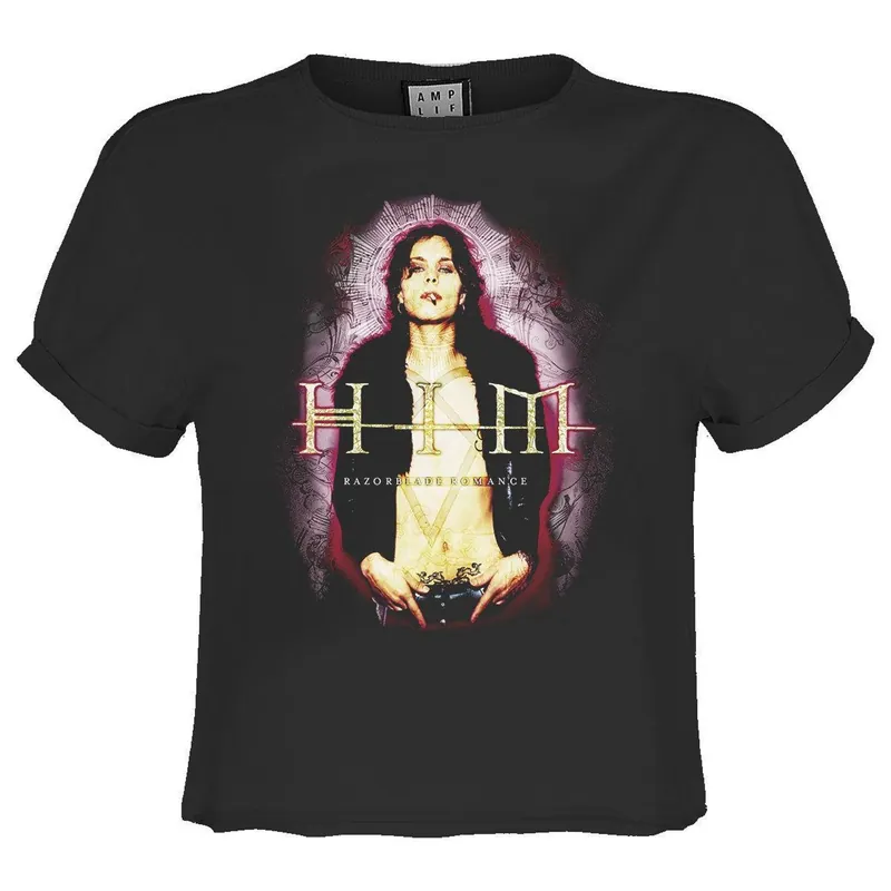 Razorblade Romance HIM Crop Top - Amplified