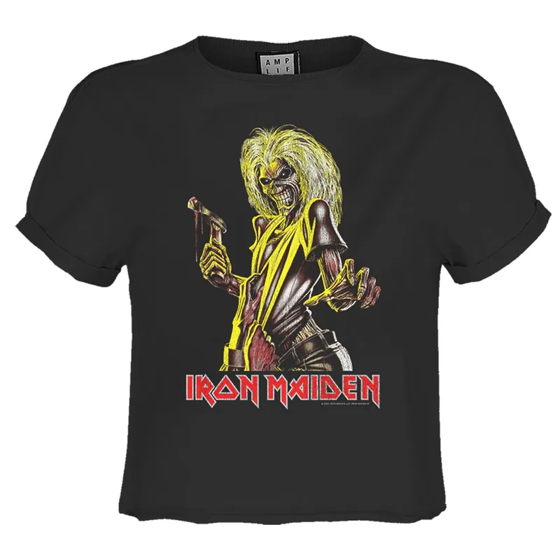 Killers Iron Maiden Crop Top - Amplified