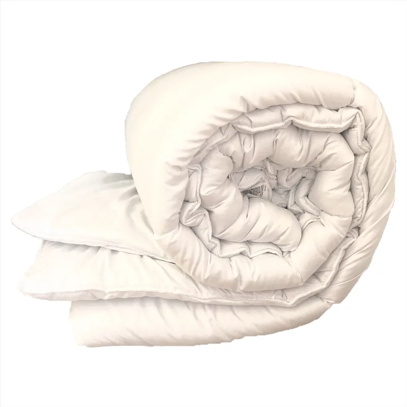 Hollowfibre Duvet Quilt 4.5 tog Summer Duvet with Microfibre Cover - HomeSpace Direct
