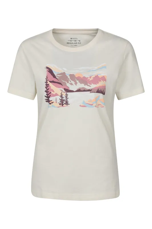 Living Lakes' Soft Lightweight Casual Short Sleeve Graphic T-Shirt