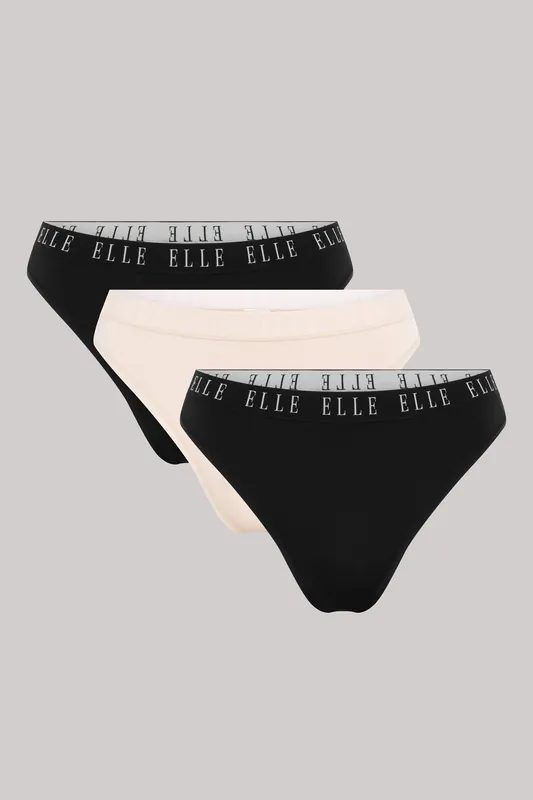 Multi Pack (3) Classic Thong - ELLE