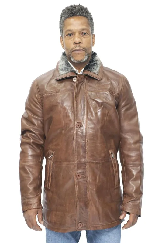 Leather Trench Coat-Aleppo