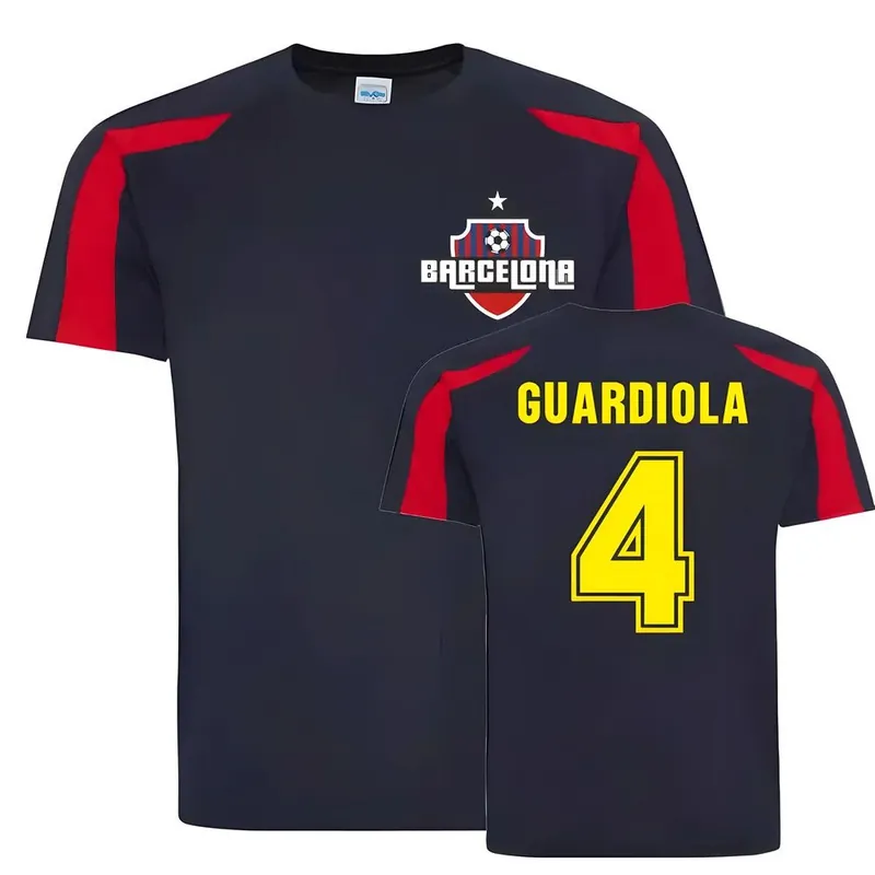 Mens Pep Guardiola Sports Training Jersey - FC Barcelona