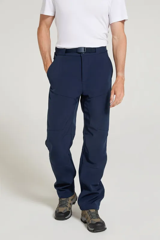 ’Rockcliffe’ Windproof Water Resistant Softshell Hiking Trousers - Mountain Warehouse