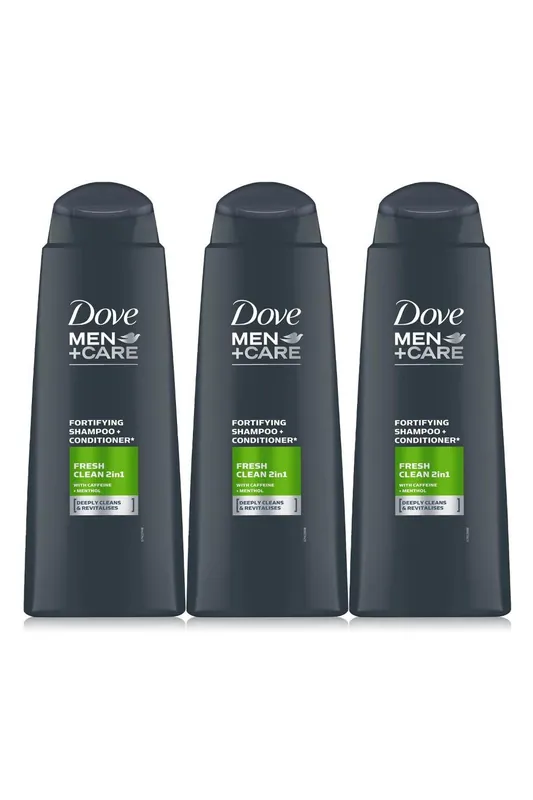 Fortifying Men+Care, 2in1 'Shampoo+Conditioner', 3x 400ml - Dove