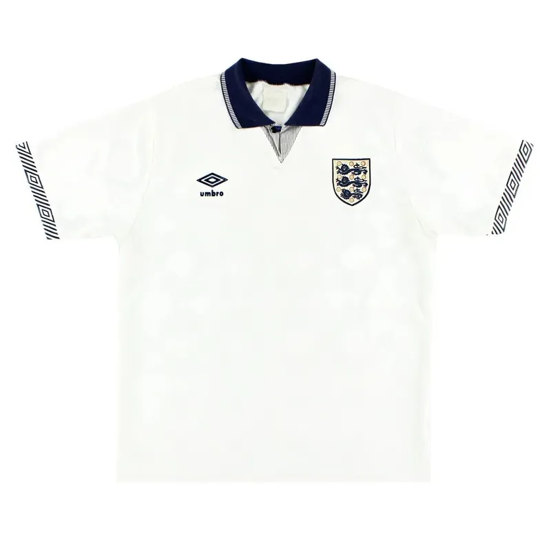 Preloved Mens 1990 92 Home Shirt S Good - England