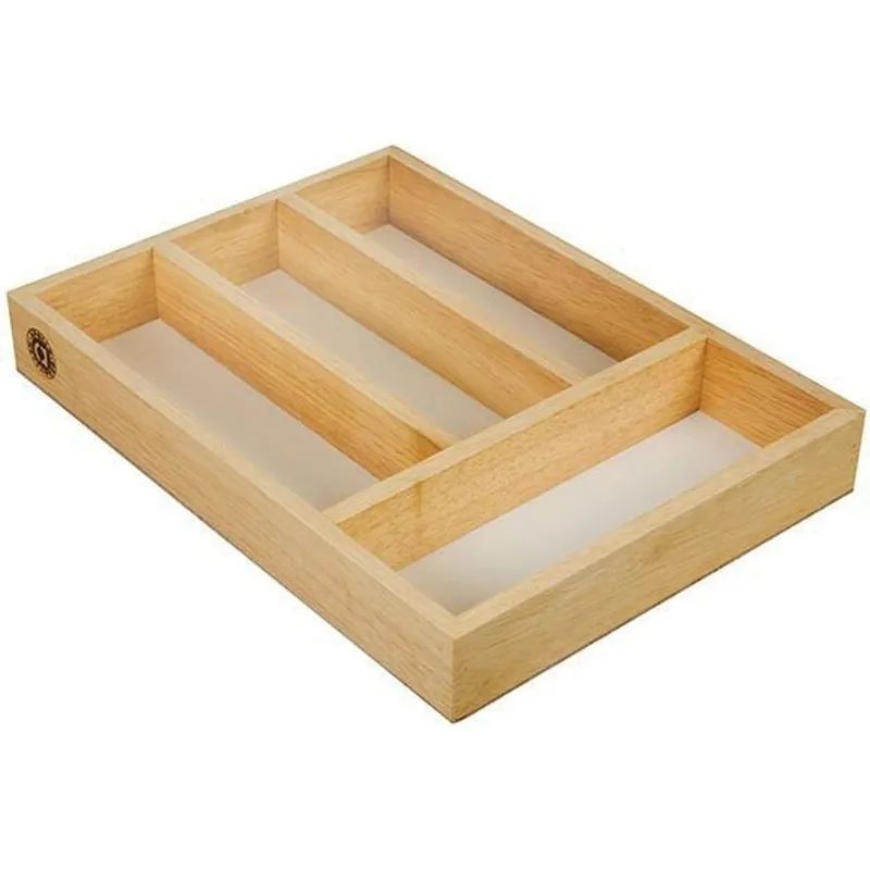 Rubberwood Cutlery Tray - Universal Textiles
