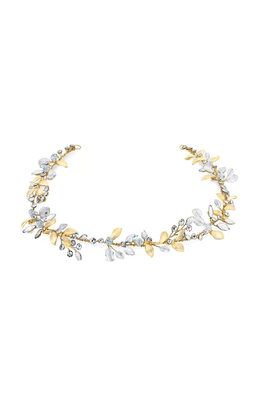 Gold Plated Look of Opal Hair Vine - Gift Pouch