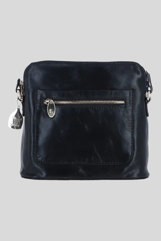 Genuine Leather Crossbody Bag with Adjustable Strap - Ashwood Leather