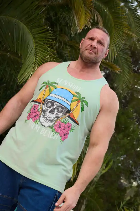 Palm Beach' Skull Vest - BadRhino