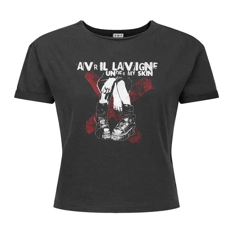 Under My Boots Avril Lavigne Crop Top - Amplified