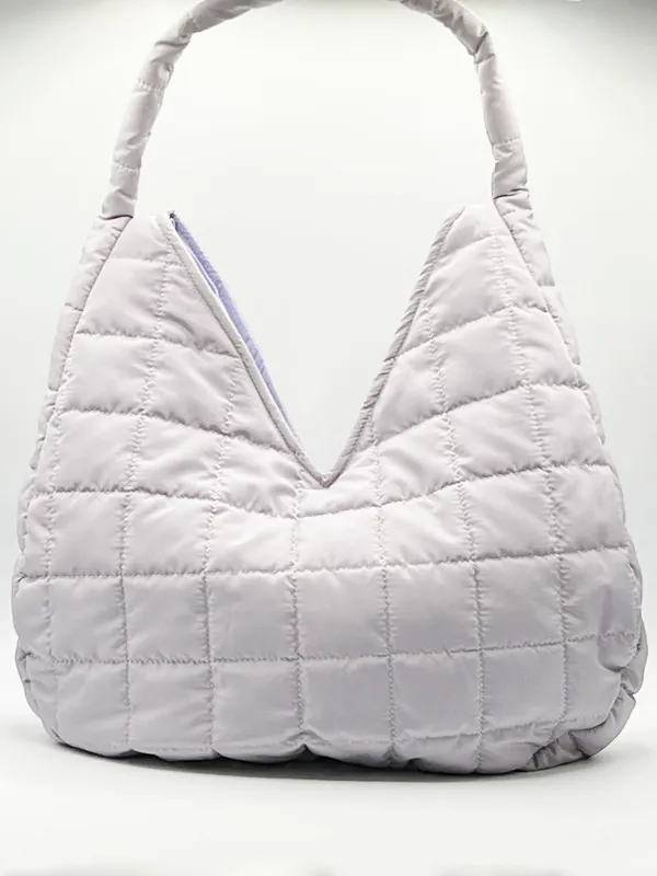 Oversized quilted shoulder bag - SVNX