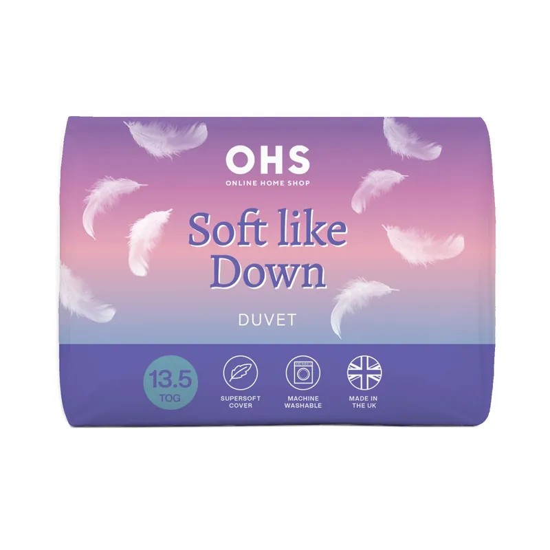 Soft Like Down Duvet 13.5 TOG Quilt - OHS