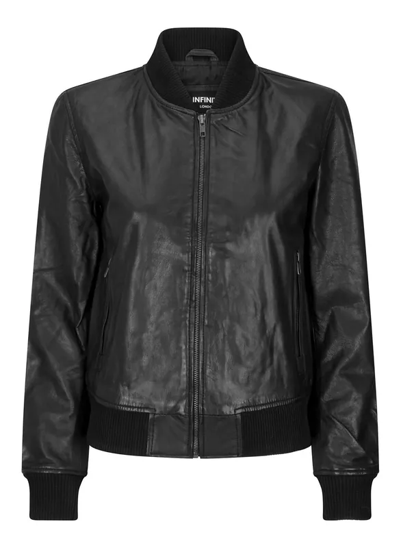 Varsity Leather Bomber Jacket Casual Vintage - TruClothing