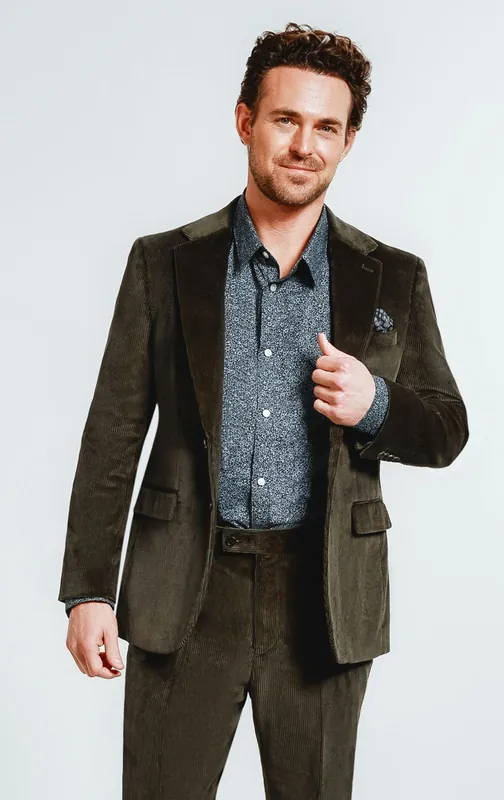 Green Corduroy Jacket - Dobell