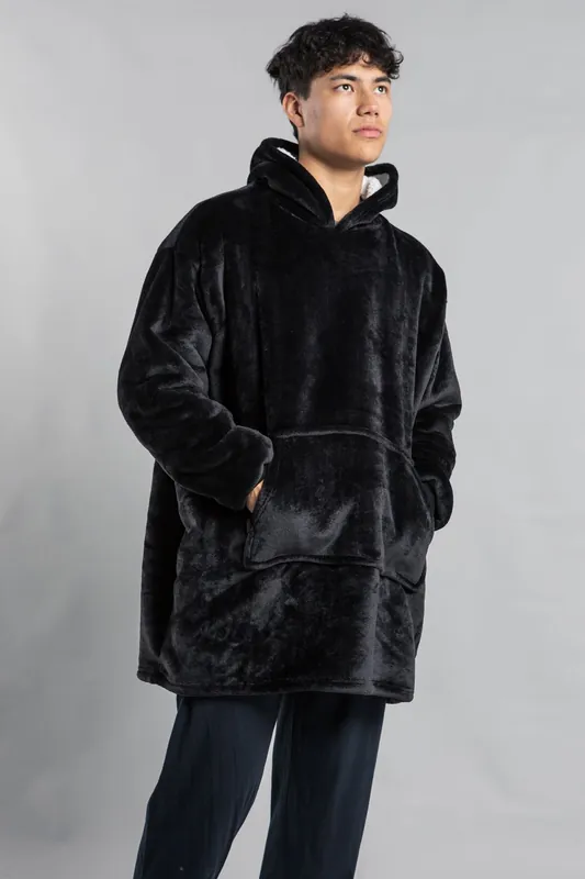 Hooded Blanket with Kangaroo Pocket - Tokyo Laundry