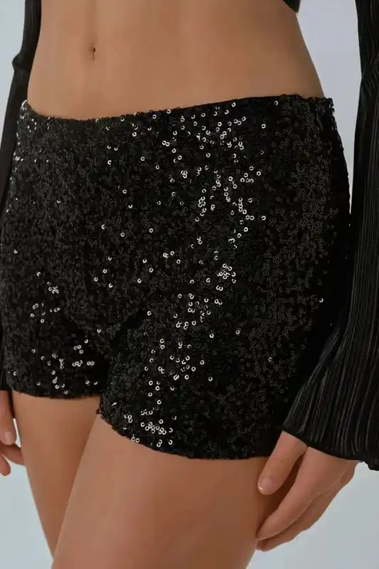 Textured Sequin Shorts - Hiccup