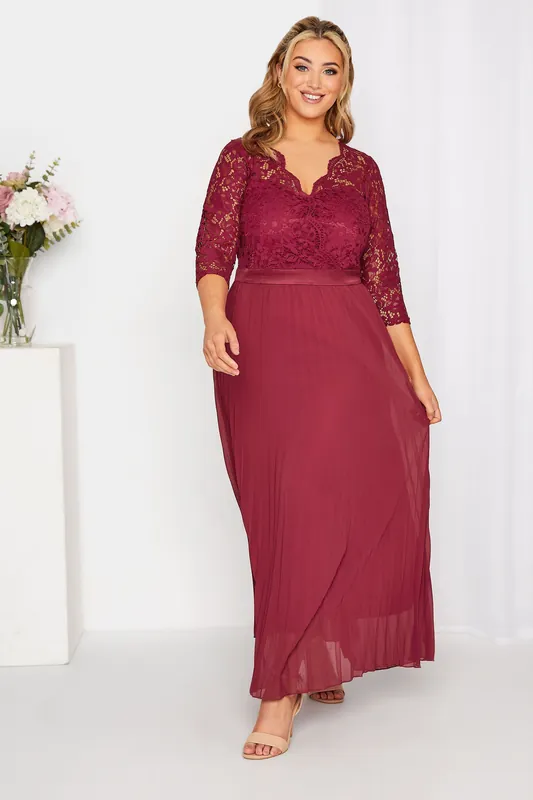Pleated Bridesmaid Maxi Dress - Yours