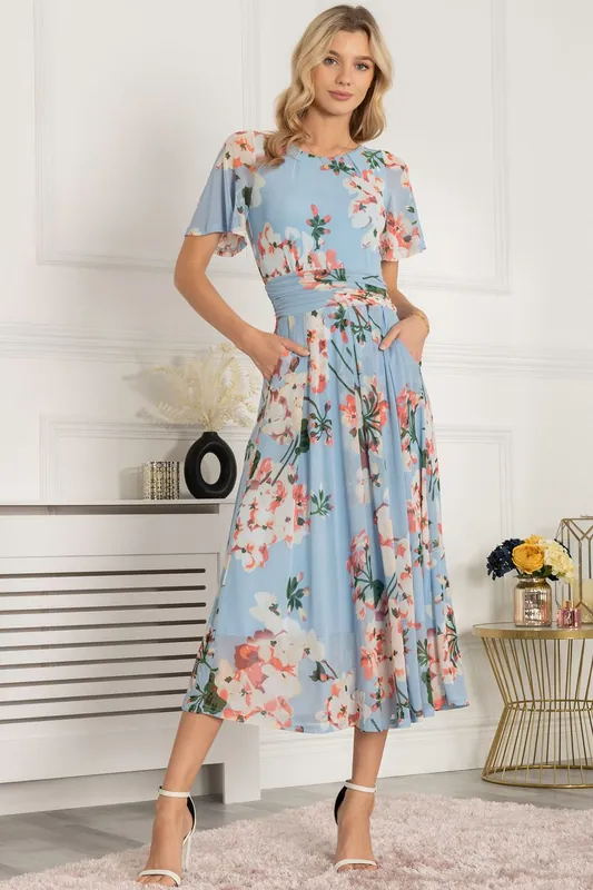 Anaiah Mesh Maxi Dress - Jolie Moi