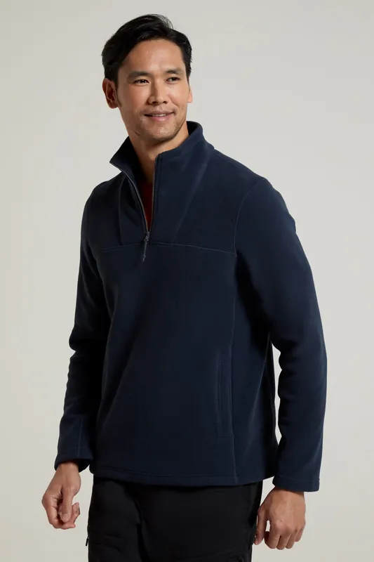Cedar' Half Zip Comfortable Layering Fleece Top - Mountain Warehouse