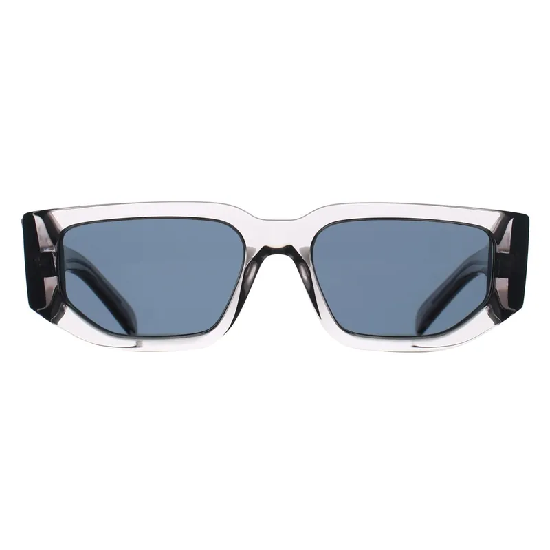 Rectangle Transparent Asphalt Dark Grey PR09ZS - Prada