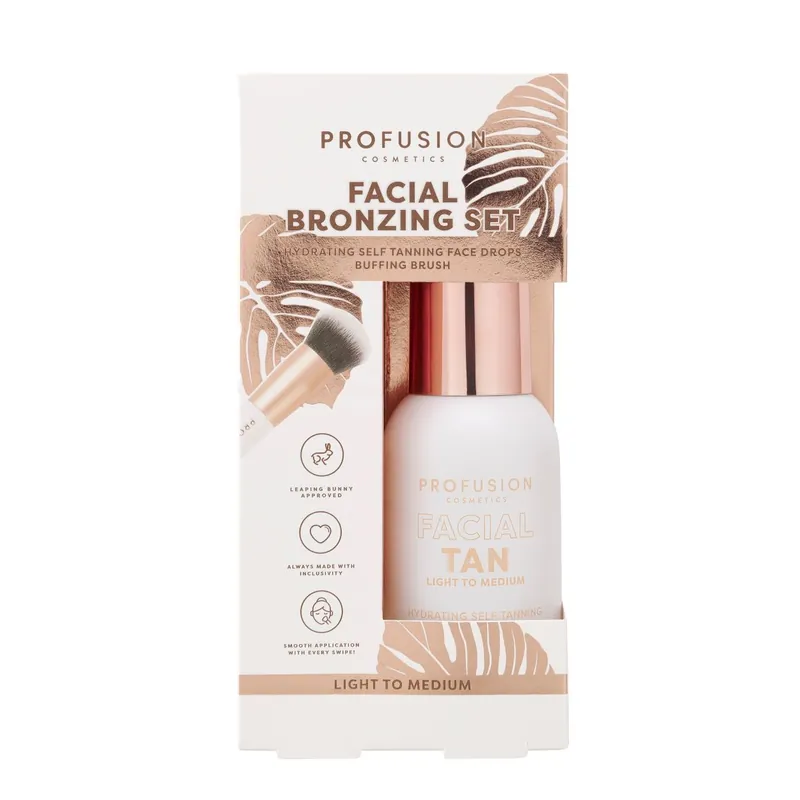 Facial Bronzing Set Light / Medium - Profusion Cosmetics