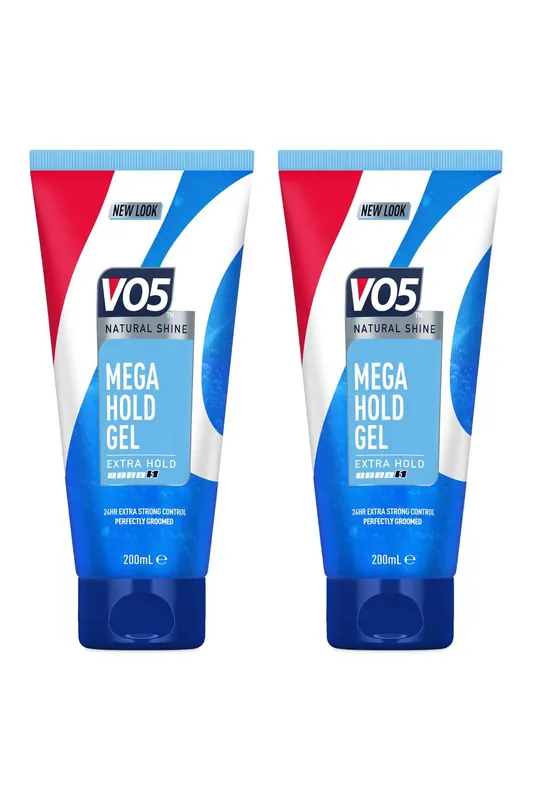 Mega Hold 24hr Extra Control 'Styling Gel' 200ml, Pack of 2 - VO5
